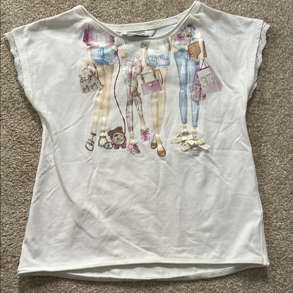 Short Sleeve Graphic tees: 2 mayoral, 1 Lefties, 1 crew cut Eiffel Tower